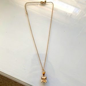 Rose Gold Gemstone Necklace